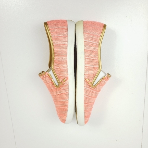 Jack Rogers  coral/orange and gold slipons sz 8.5 - Picture 4 of 7